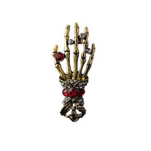 Load image into Gallery viewer, Skull bracelet /brooch (size adjustable)