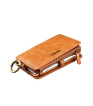 Load image into Gallery viewer, Classic Retro Stand Wallet Case for iPhone