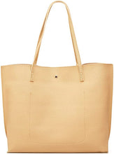 Load image into Gallery viewer, Women's Soft Faux Leather Tote Shoulder Bag from Dreubea, Big Capacity Tassel Handbag