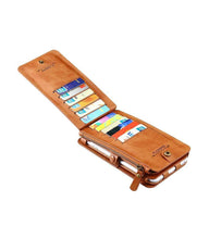 Load image into Gallery viewer, Classic Retro Stand Wallet Case for iPhone