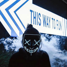 Load image into Gallery viewer, LED Halloween Purge Mask ( 50% discount)