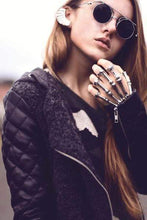 Load image into Gallery viewer, Skull bracelet /brooch (size adjustable)