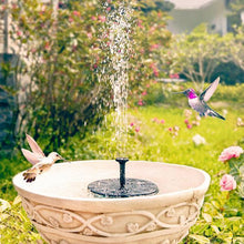 Load image into Gallery viewer, Solar-Powered Easy Bird Fountain Kit - Great Addition to Your Garden!