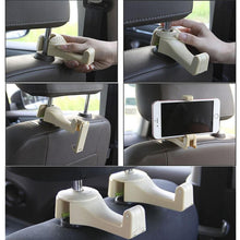 Load image into Gallery viewer, (BUY 3 GET 1 FREE£©Car Seat Rear Hook with Mobile Phone Holder
