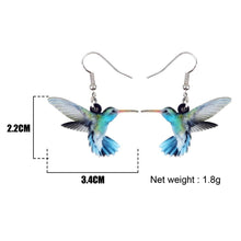 Load image into Gallery viewer, New Voilet Sabrewing Hummingbird Earrings For Women
