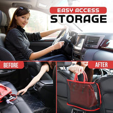 Load image into Gallery viewer, Car Net Pocket Handbag Holder
