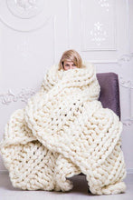 Load image into Gallery viewer, Chunky Knit Blanket
