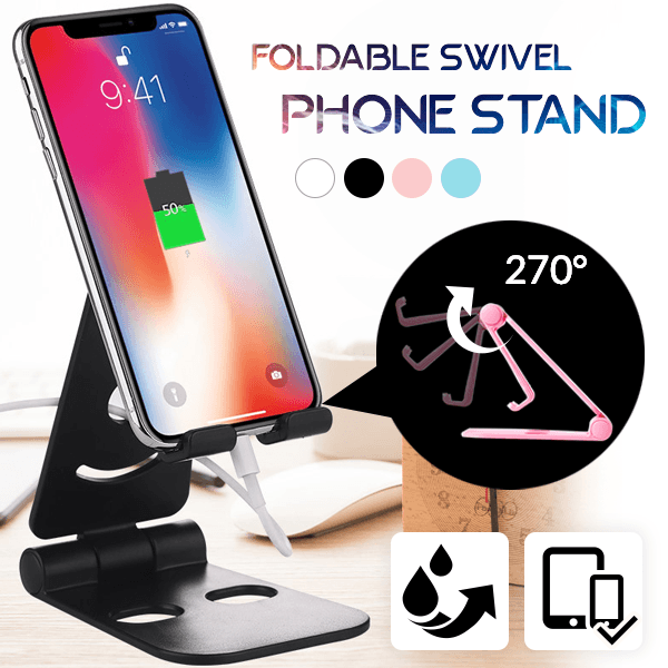 Foldable Swivel Phone Stand